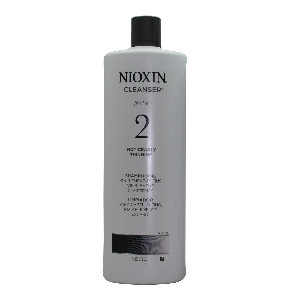 Nioxin System 2 Cleanser Shampoo, Fine Hair 33.8Oz/1 Liter