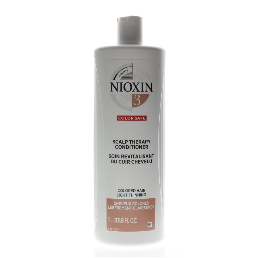 Nioxin System 3 Scalp Therapy Conditioner, Fine Hair 33.8Oz/1 Liter
