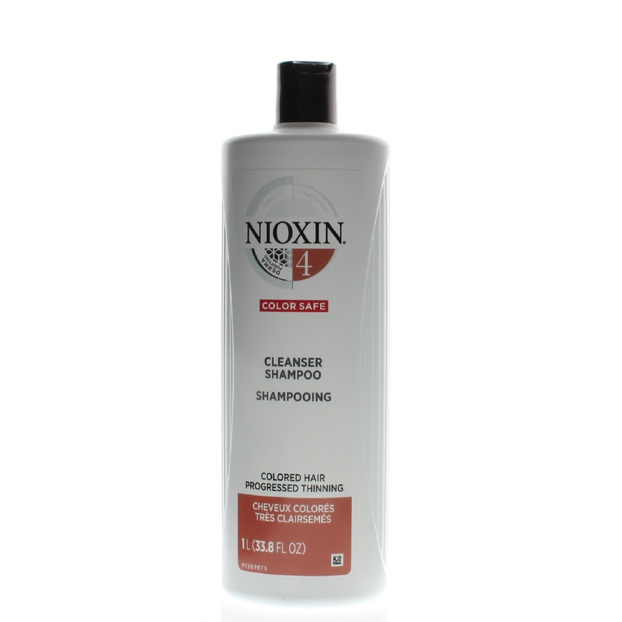 Nioxin System 4 Cleanser Shampoo, Fine Hair 33.8Oz/1 Liter