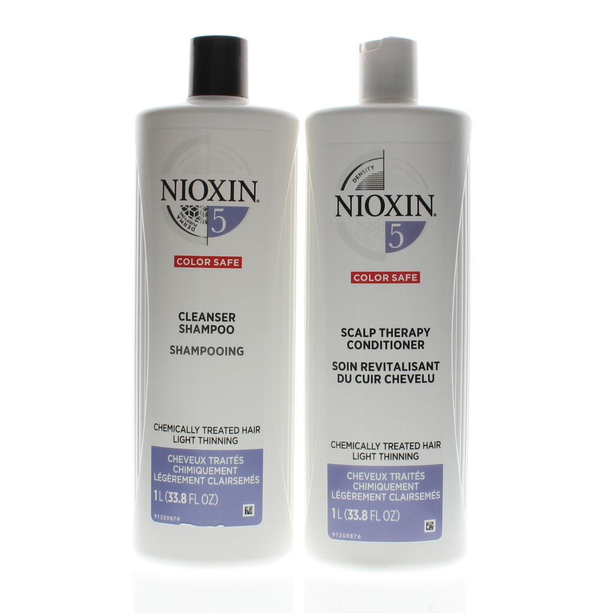 Nioxin System 5 Cleanser + Scalp Therapy 33.8Oz/Liter Duo (New Packaging)