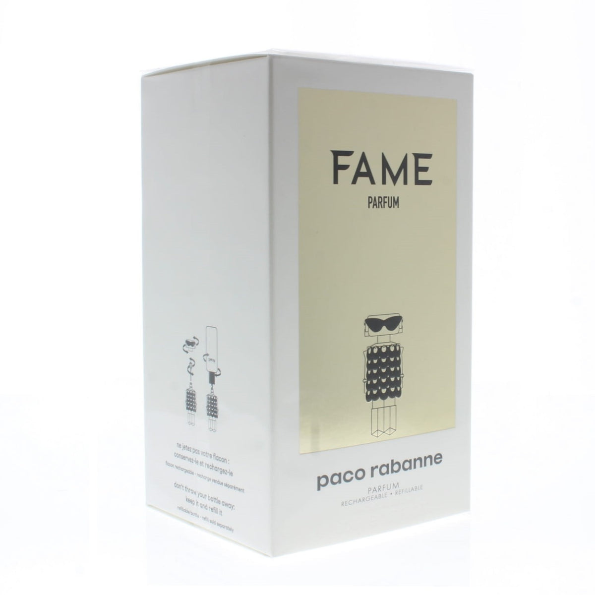 Paco Rabanne Fame Parfum Refillable For Women 2.7Oz/80Ml