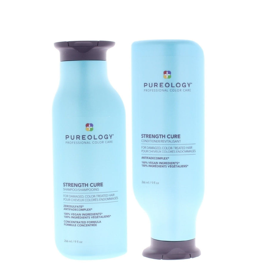 Pureology Strength Cure Shampoo And Conditioner 9Oz/266Ml Combo