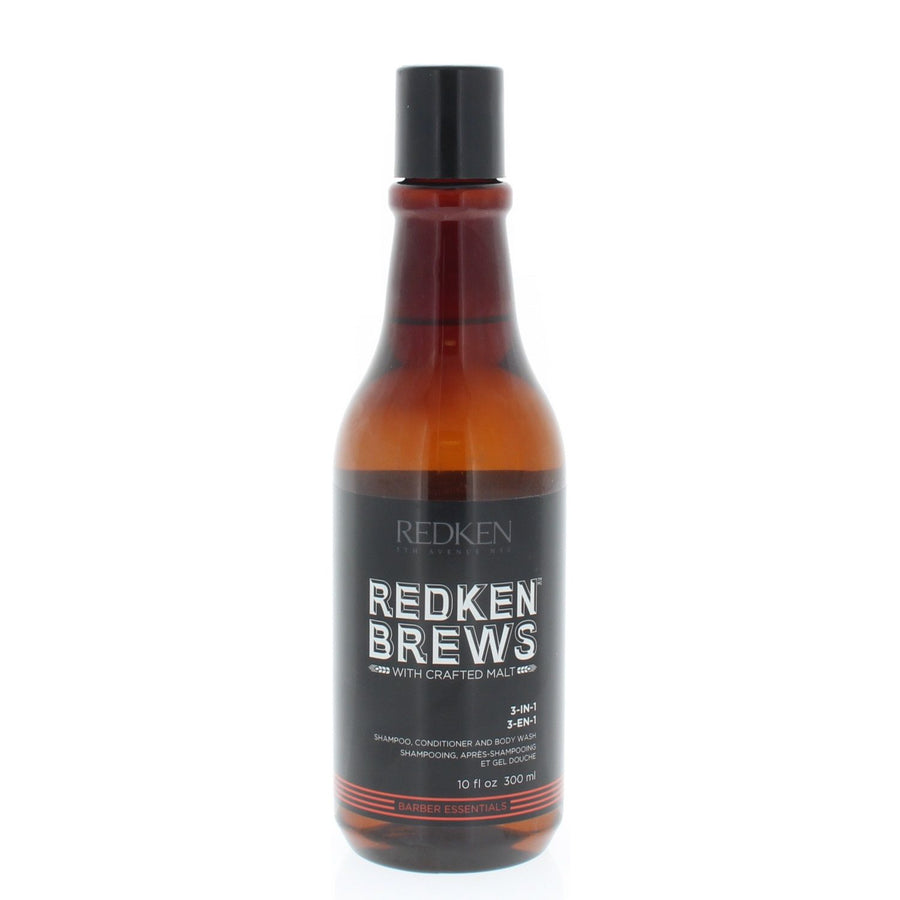 Redken Brews 3-In-1 Shampoo, Conditioner And Body Wash 10Oz/300Ml