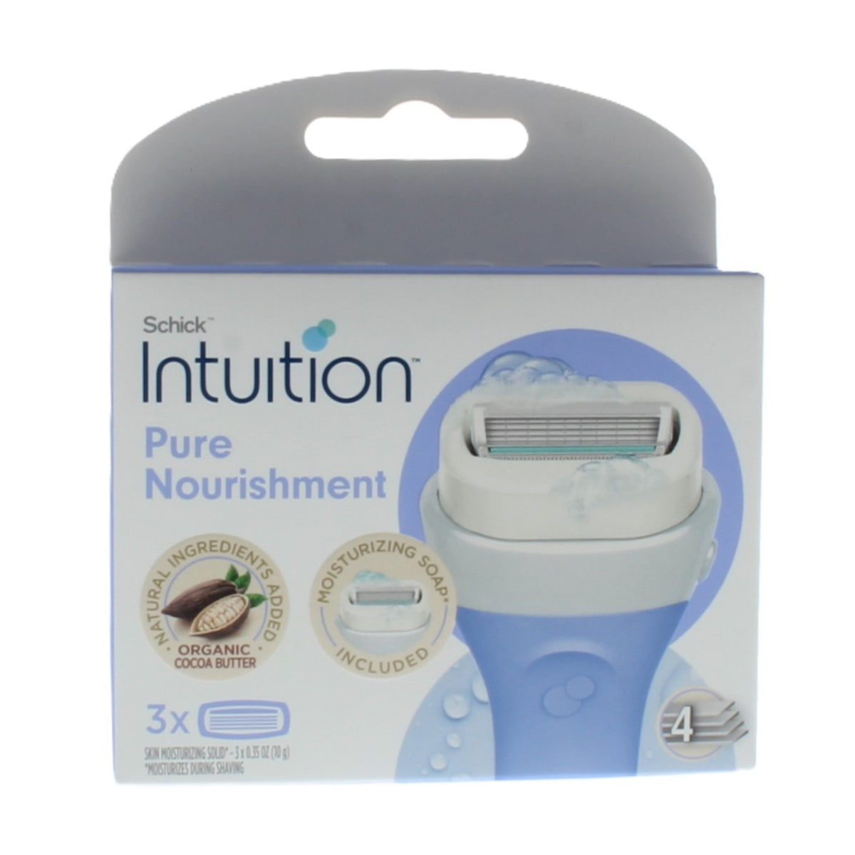Schick Intuition Pure Nourishment Refill 3 Cartridges