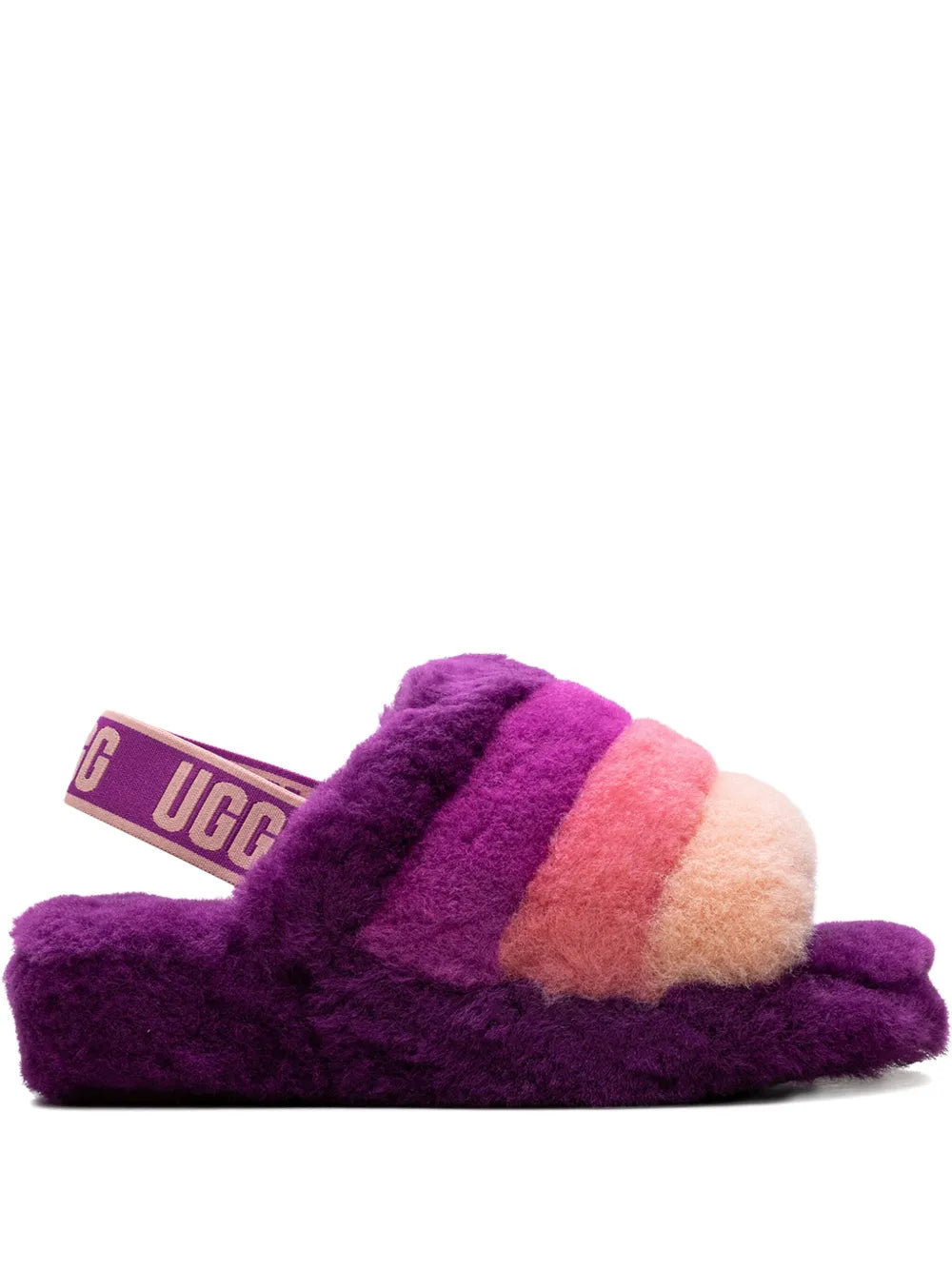 Ugg Women's Fluff Yeah Slide Slippers, BERRYLICIOUS Multi, 9