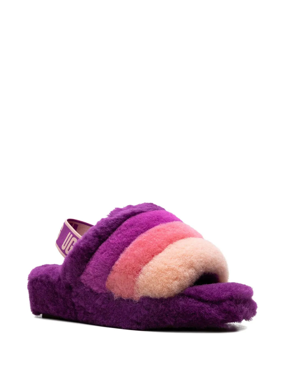 Ugg Women's Fluff Yeah Slide Slippers, BERRYLICIOUS Multi, 9