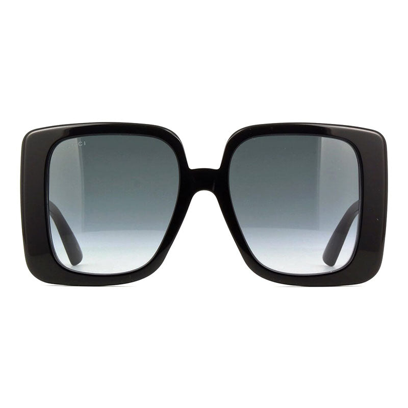 Gucci Sunglasses Square Full Rim, Black Frame and Grey Gradient Lens GG1314S001