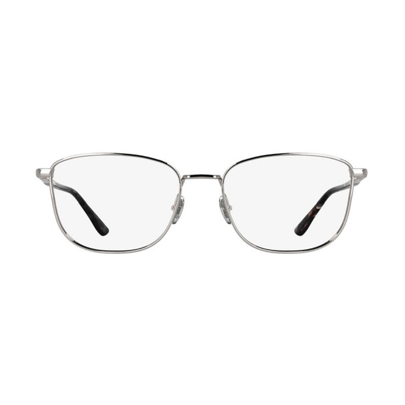 Lacoste Eyeglasses Square Full Rim, Light Gunmetal Frame and Clear Demo Lens Lens L2317033