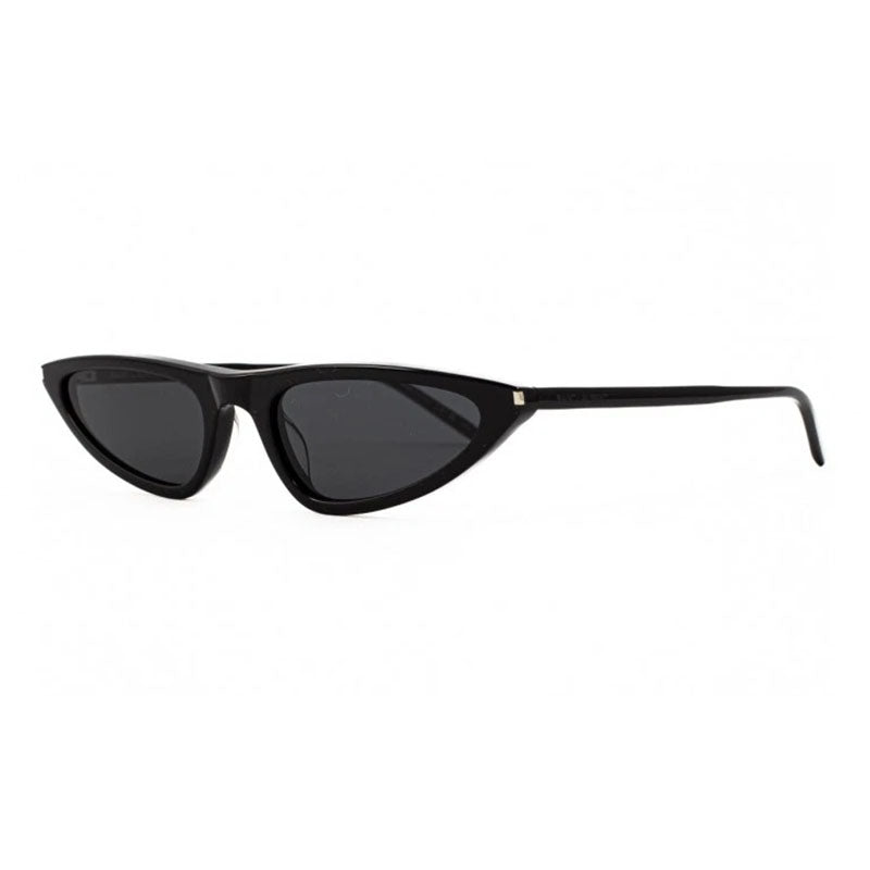 Saint Laurent Sunglasses Cat Eye Full Rim, Black Frame and Black Lens SL703001