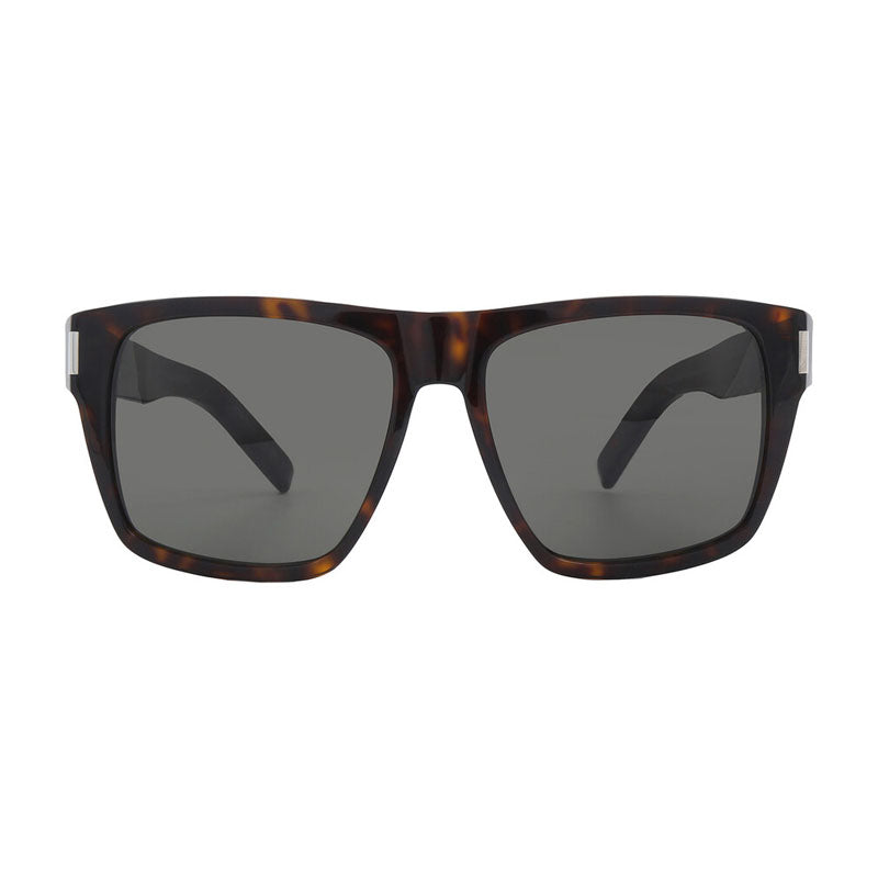 Saint Laurent Sunglasses Square Full Rim, Havana Frame and Grey Lens SL424002