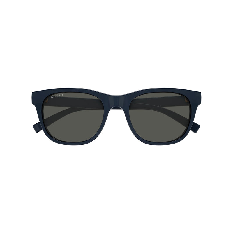 Gucci Sunglasses Square Full Rim, Blue Frame and Grey Lens GG1985S005