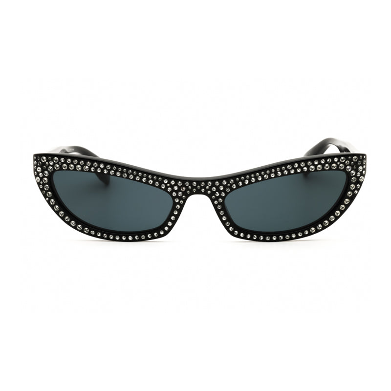 Marc Jacobs Sunglasses Cat Eye Full Rim, Black/Crystal Frame and Grey Lens MARC797/S07C5IR