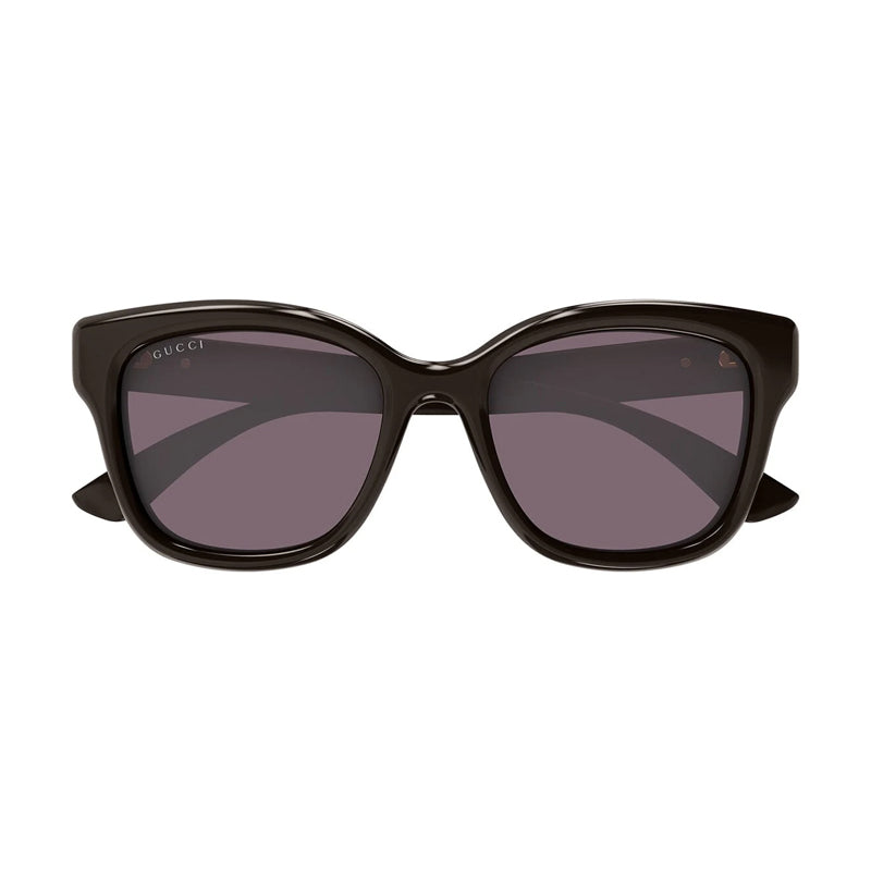 Gucci Sunglasses Square Full Rim, Brown Frame and Violet Lens GG1830SK004