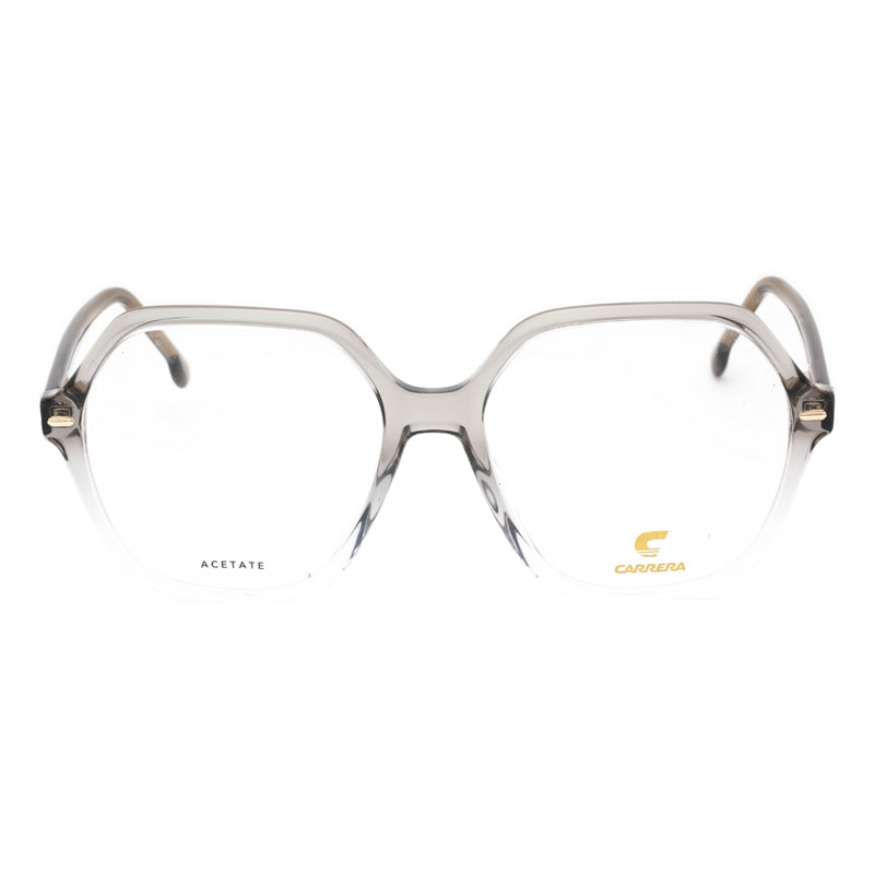 Carrera Eyeglasses Square Full Rim, Grey Shaded Crystal Frame and Clear Demo Lenses Lens CARRERA30320FS200