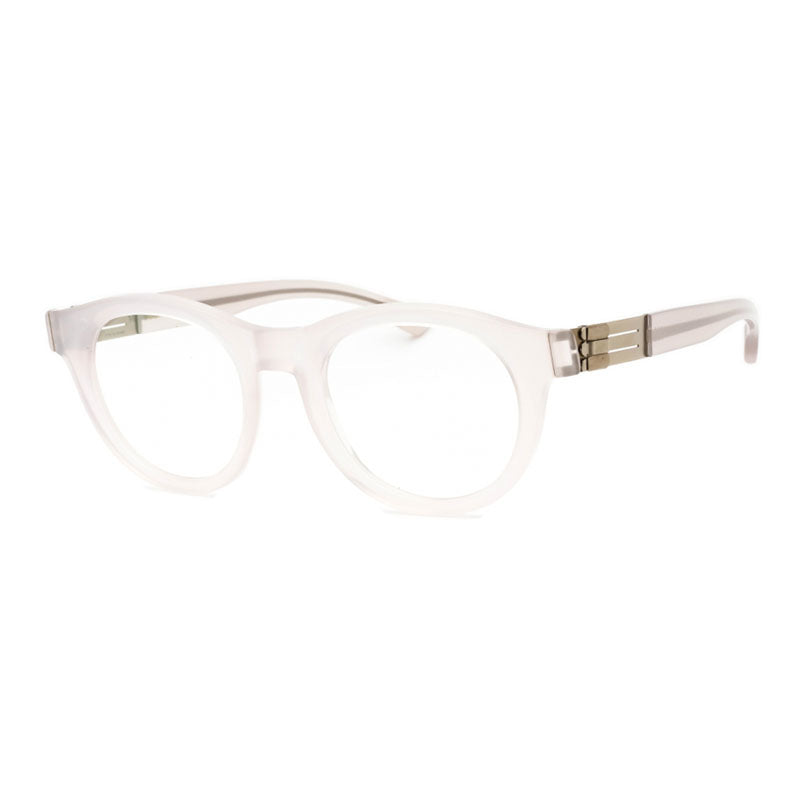 Ic! Berlin Eyeglasses Cat Eye Full Rim, Grey Smoke Frame and Clear Demo Lenses Lens GLENA06854670