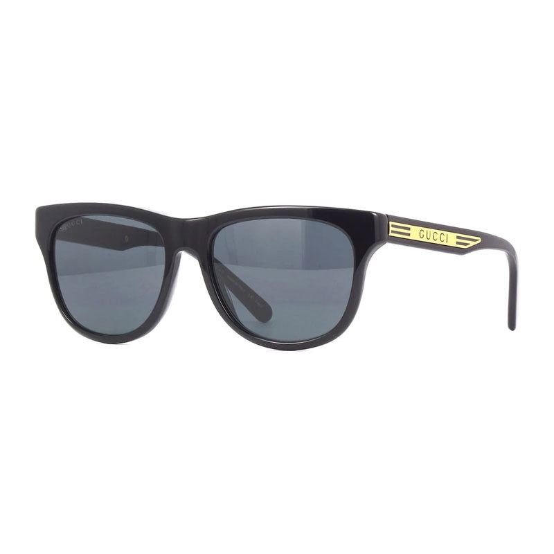 Gucci Sunglasses Square Full Rim, Black Frame and Grey Lens GG0980S001