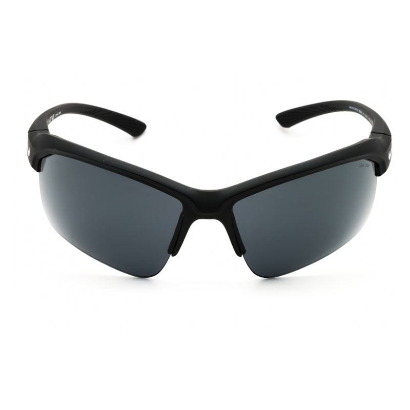 Nike Sunglasses Shield Semi Rim, Matte Black Frame and Grey Lens NIKESKYLONRISEIB3520X010