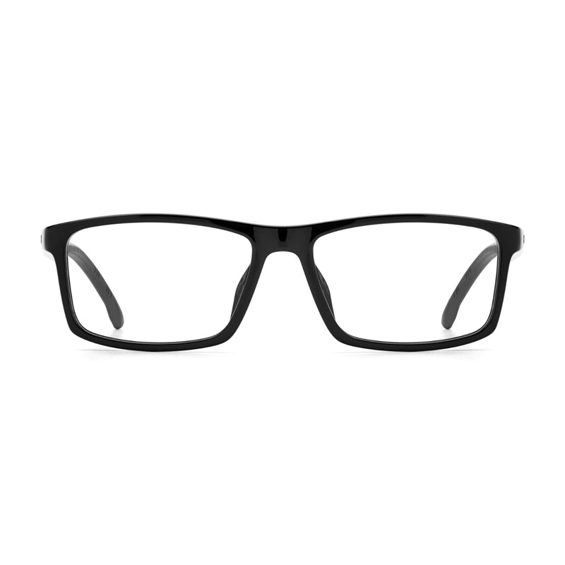 Carrera Eyeglasses Rectangle Full Rim, Black Frame and Clear Demo Lenses Lens CARRERA8872080700