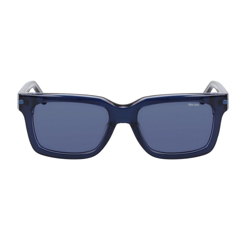 Nike Sunglasses Rectangle Full Rim, Navy Frame and Blue Lens CRESCENTIEV24017410