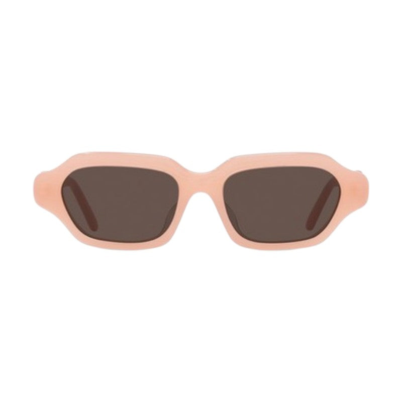 Loewe Sunglasses Rectangle Full Rim, Shiny Pink Frame and Brown Lens LW40157U72E
