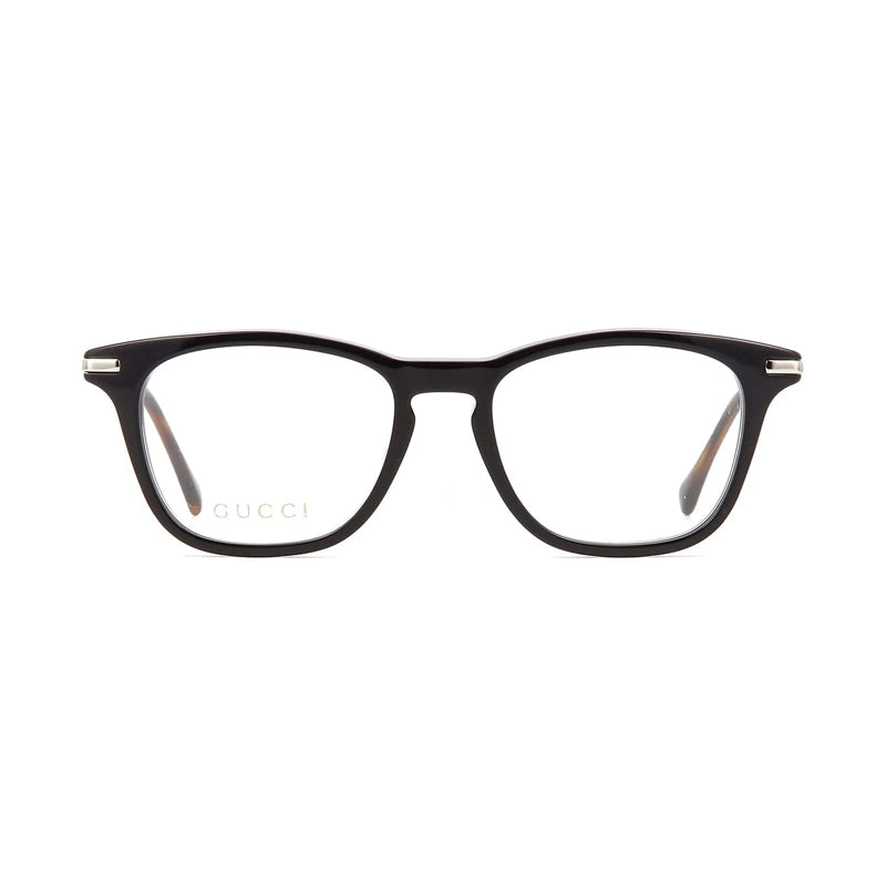 Gucci Eyeglasses Square Full Rim, Black Frame and Clear Demo Lens Lens GG0919O001