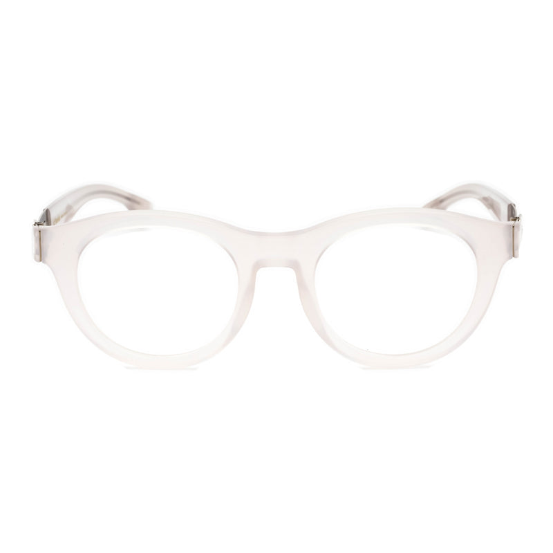 Ic! Berlin Eyeglasses Cat Eye Full Rim, Grey Smoke Frame and Clear Demo Lenses Lens GLENA06854670