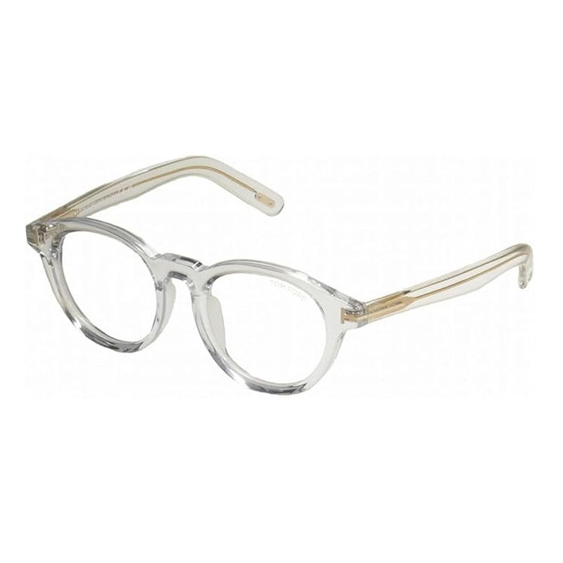 Tom Ford Eyeglasses Square Full Rim, Transparent Frame and Clear Demo Lens Lens FT5931-DB026