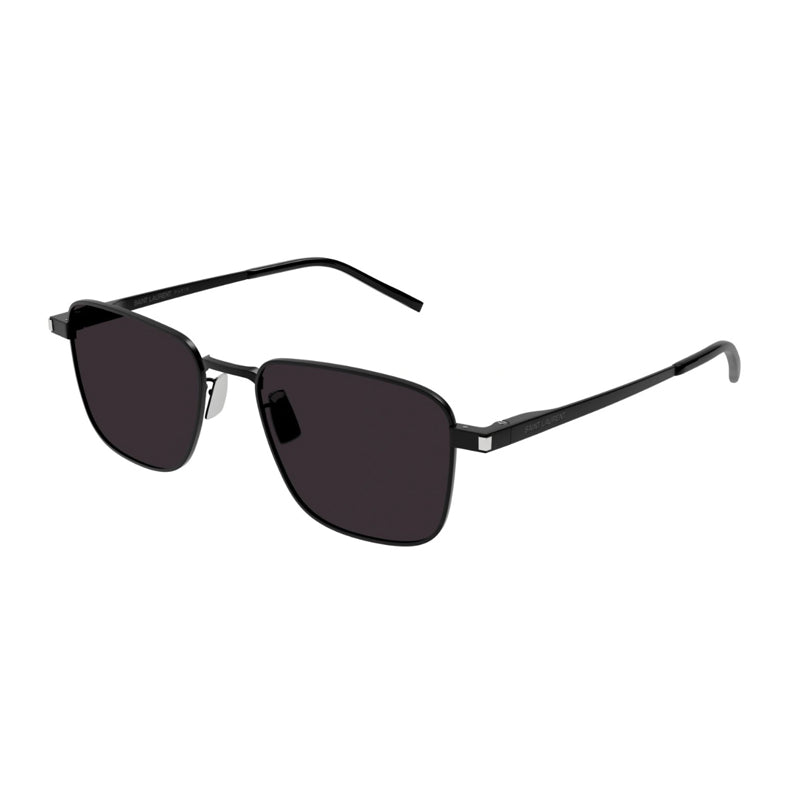 Saint Laurent Sunglasses Square Full Rim, Black Frame and Black Lens SL529001