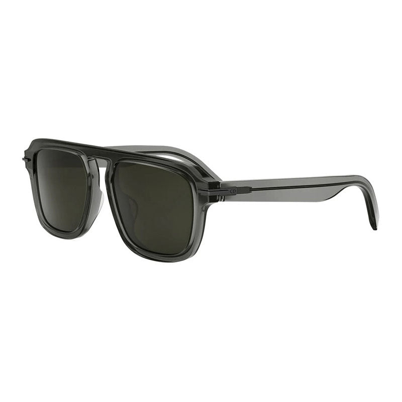 Dior Sunglasses Square Full Rim, Grey Frame and Green Lens DIORBLACKSUITS15F45C0