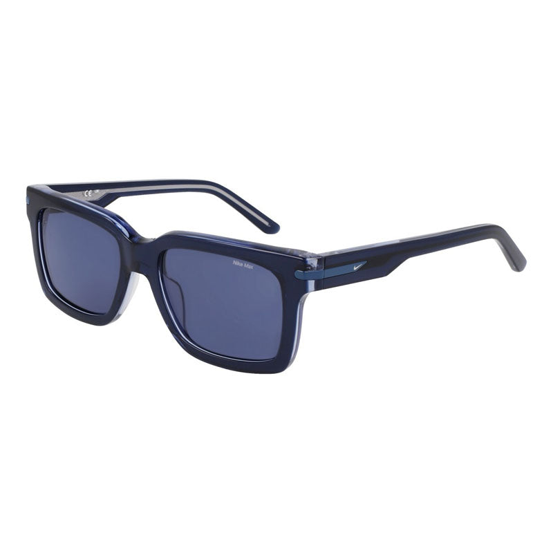 Nike Sunglasses Rectangle Full Rim, Navy Frame and Blue Lens CRESCENTIEV24017410