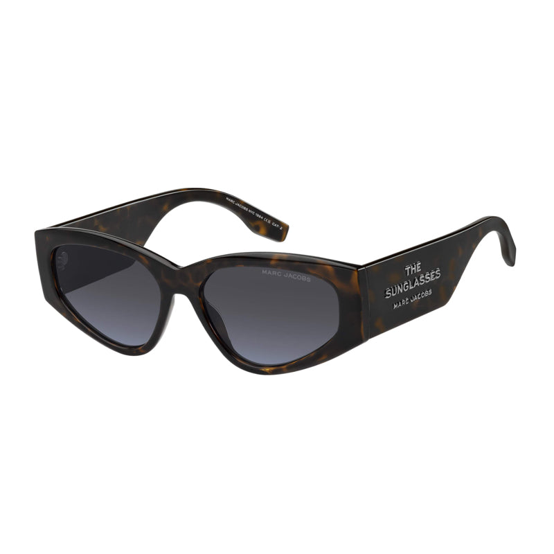 Marc Jacobs Sunglasses Cat Eye Full Rim, Havana Frame and Grey Azure Lens MARC803/S0086GB