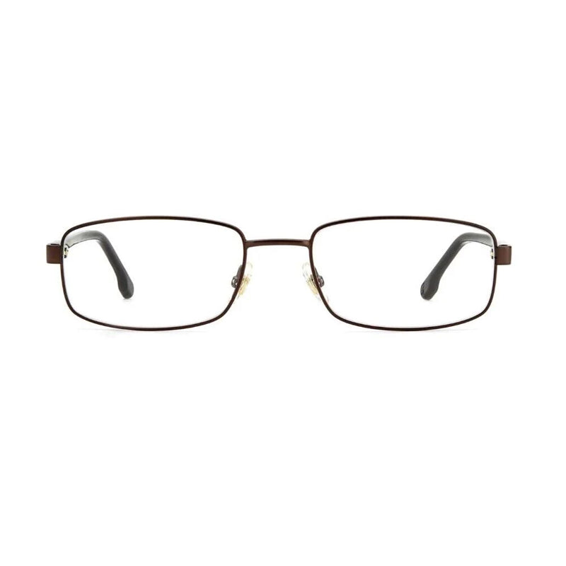 Carrera Eyeglasses Rectangle Full Rim, Brown Frame and Clear Demo Lenses Lens CARRERA264009Q00