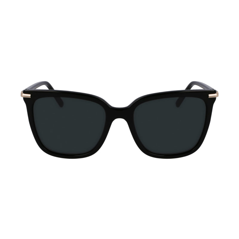 Ferragamo Salvatore Ferragamo Sunglasses Square Full Rim, Black Frame and Grey Lens SF2037S001