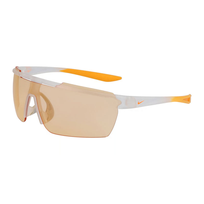 Nike Sunglasses Shield Semi Rim, Matte Clear Frame and Orange Low Lens WINDSHIELDELITEAFEDC2830913