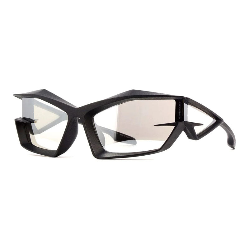 Givenchy Sunglasses Geometric Full Rim, Matte Black Frame and Smoke Mirror Lens GV40049I02C