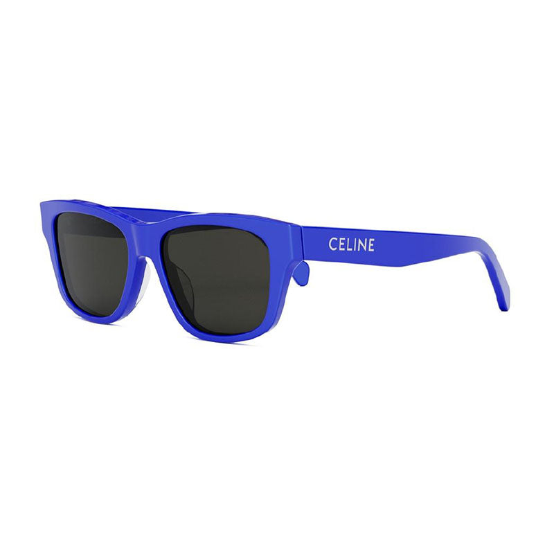 Celine Sunglasses Square Full Rim, Blue Frame and Smoke Lens CL40249U92A