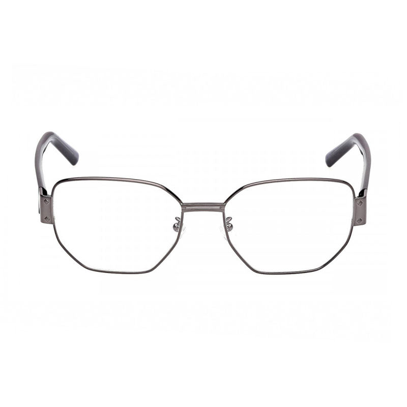 Mcm Eyeglasses Geometric Full Rim, Shiny Gunmetal Frame and Clear Demo Lenses Lens MW5016-H008