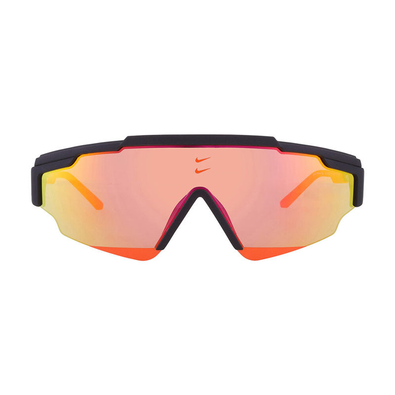 Nike Sunglasses Shield Semi Rim, Matte Black Frame and Orange Lens NIKEMARQUEEEDGE24EEV24027008
