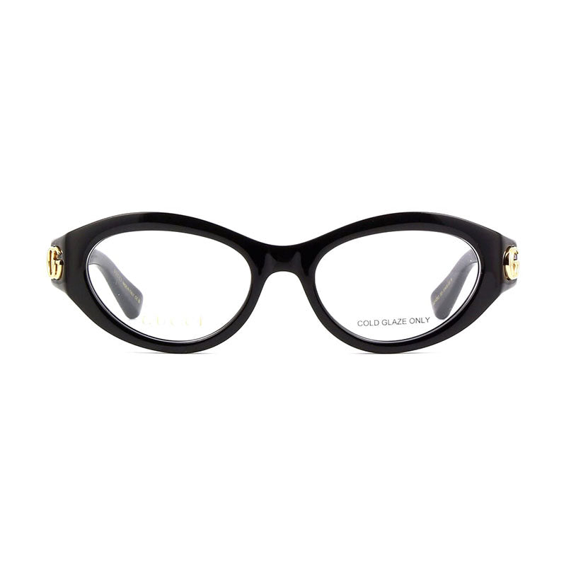 Gucci Eyeglasses Cat Eye Full Rim, Black Frame and Clear Demo Lenses Lens GG1405O001