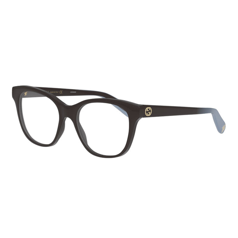 Gucci Eyeglasses Cat Eye Full Rim, Burgundy Frame and Clear Demo Lenses Lens GG0923O004