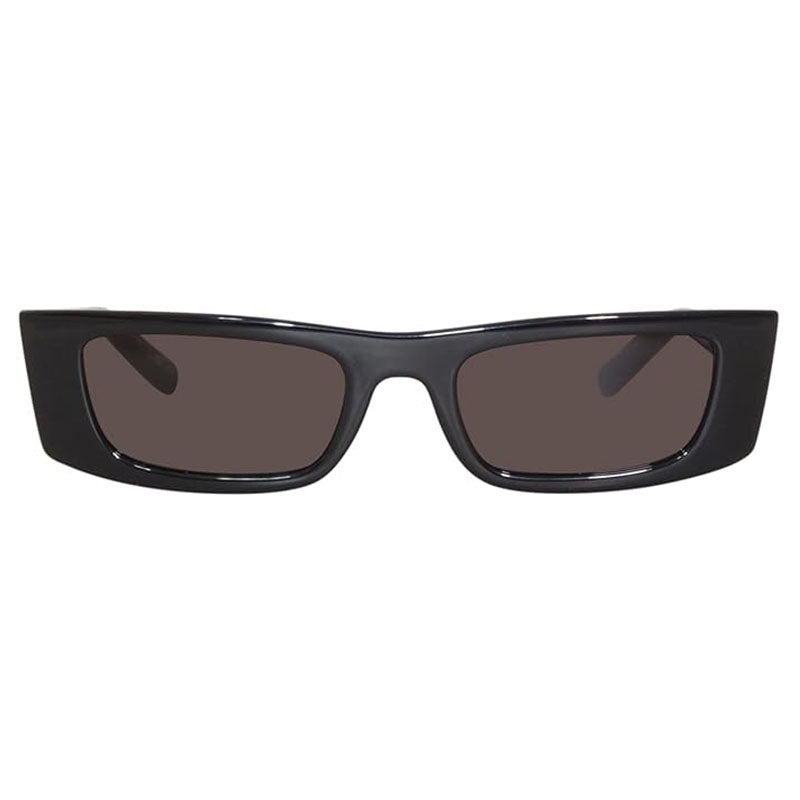 Saint Laurent Sunglasses Rectangle Full Rim, Black Frame and Black Lens SL553001