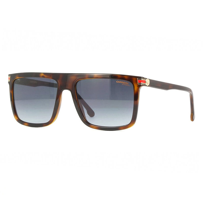 Carrera Sunglasses Square Full Rim, Havana Frame and Grey Gradient Lens CARRERA1048/S00869O