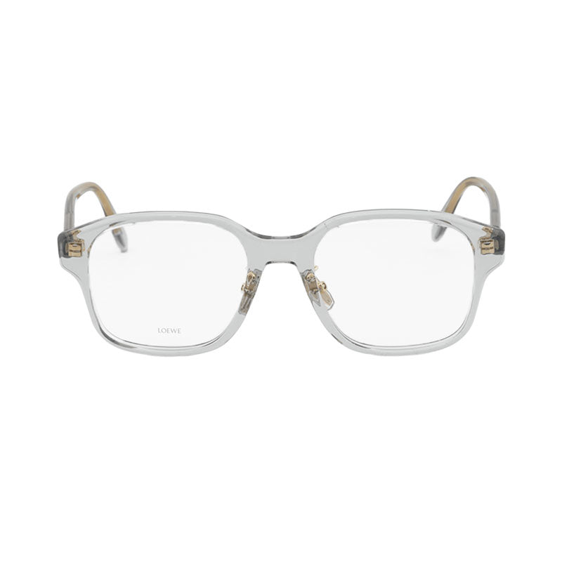 Loewe Eyeglasses Square Full Rim, Grey Frame and Clear Demo Lens Lens LW50084F020