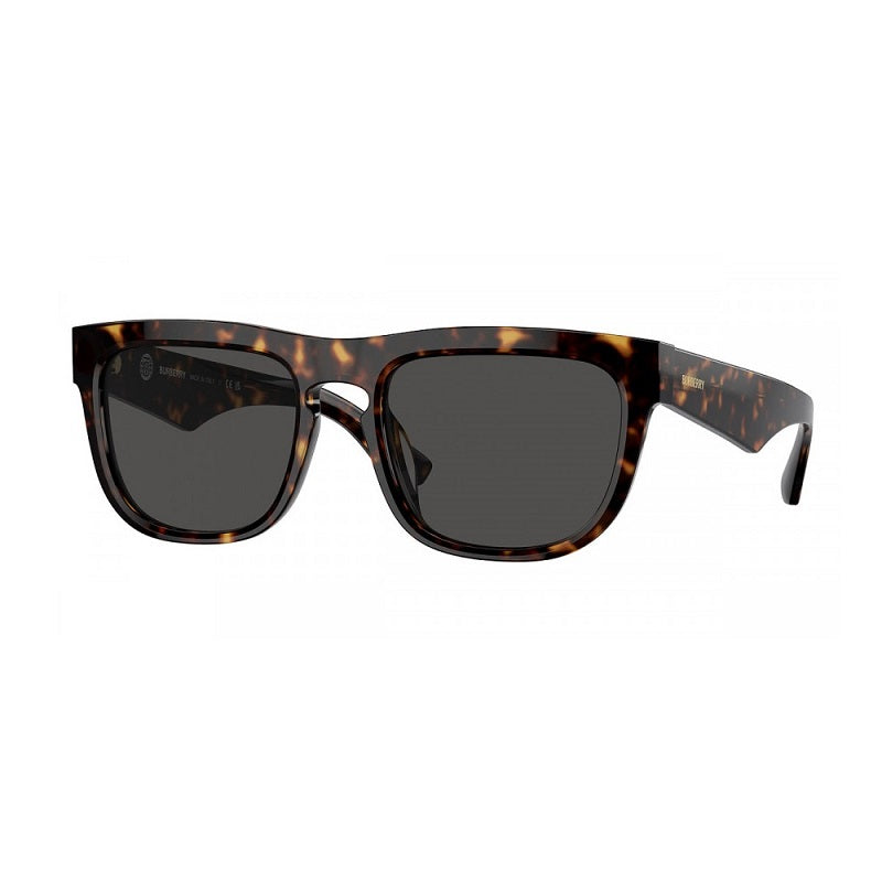 Burberry Sunglasses Square Full Rim, Dark Havana Frame and Dark Grey Lens BE4431U300287