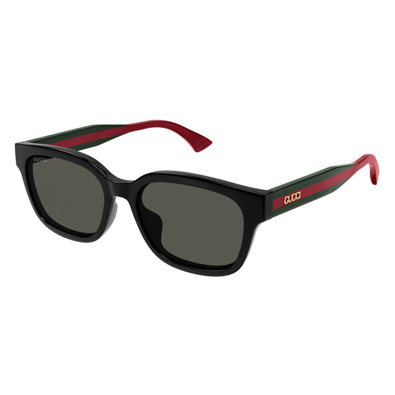 Gucci Sunglasses Square Full Rim, Black Frame and Grey Lens GG1872SK001