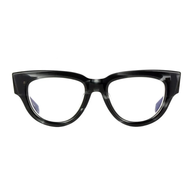 Valentino Eyeglasses Square Full Rim, Black Swirl Frame and Clear Demo Lens Lens VLX-125A