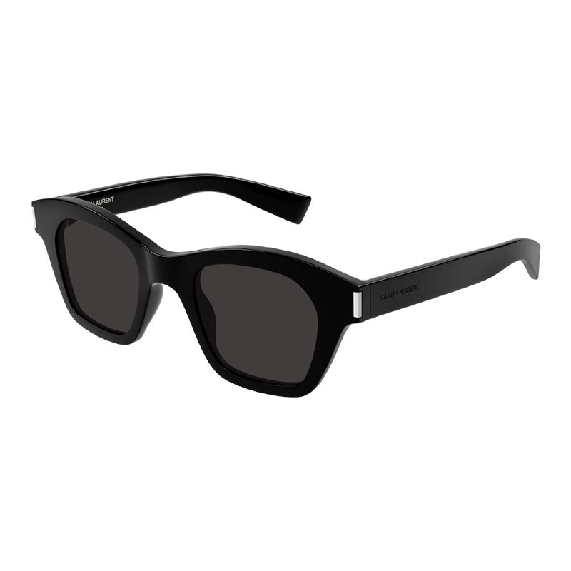 Saint Laurent Sunglasses Square Full Rim, Black Frame and Black Lens SL592001