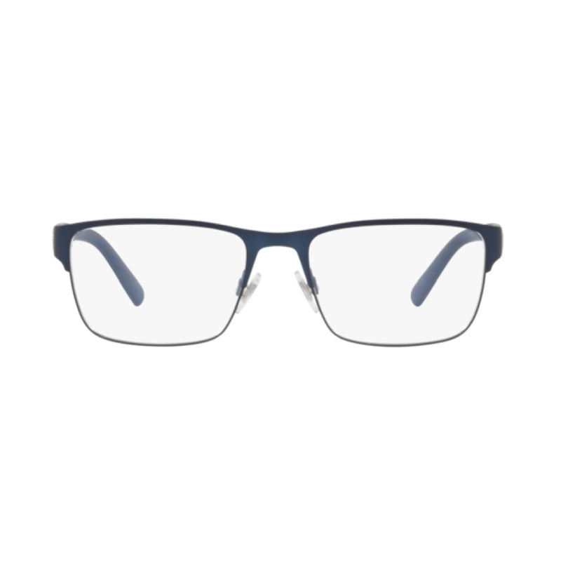 Polo Ralph Lauren Eyeglasses Rectangle Full Rim, Matte Navy Blue Frame and Clear Demo Lenses Lens PH11759119
