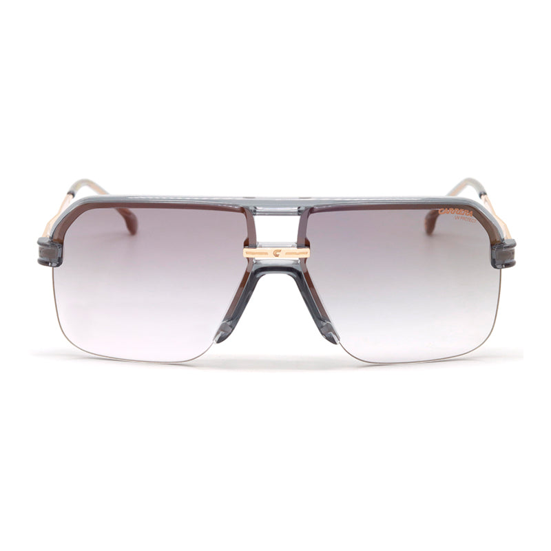 Carrera Sunglasses Square Semi Rim, Grey Frame and Grey Gradient Gold Mirror Lens CARRERA1066/S0KB7FQ