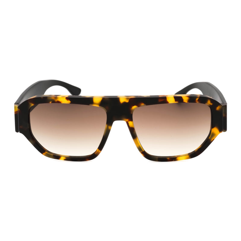 Ic! Berlin Sunglasses Aviator Full Rim, EcoHoney Matte Frame and Brown Gradient Lens SAMA0682847